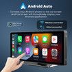 10.26 Inch Portable Car Stereo Radio Apple Carplay Android Auto MP5 Player Bluetooth Head Unit Audio System Touchscreen with Camera