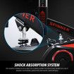 Spin Bike Exercise Bicycle Stationary Fitness 13kg Flywheel Shock Absorbing Home Gym Workout Cycle Trainer Indoor Cycling Adjustable LCD Display