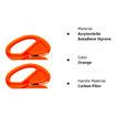 2Pack Safety Wrapping Paper Cutter Vinyl Film Cutter for Window Tint, Car Wrap, Craft Making, Orange
