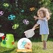 Kids Games Outdoor Toys,Elephant Butterfly Catching Game - Stomp Flying Disc Outside Toy Summer Games Backyard Activities Toddler Birthday Gift Ages 3+ (Green)