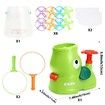 Kids Games Outdoor Toys,Elephant Butterfly Catching Game - Stomp Flying Disc Outside Toy Summer Games Backyard Activities Toddler Birthday Gift Ages 3+ (Green)