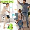 Kids Games Outdoor Toys,Elephant Butterfly Catching Game - Stomp Flying Disc Outside Toy Summer Games Backyard Activities Toddler Birthday Gift Ages 3+ (Green)
