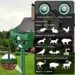 Ultrasonic Cat Deterrent, Solar Animal Repellent, Ultrasonic Repellent for the Garden, Yard
