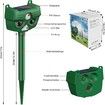 Ultrasonic Cat Deterrent, Solar Animal Repellent, Ultrasonic Repellent for the Garden, Yard