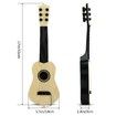 Educational 6 String Toy Guitar for Kids 17-Inch Musical Instrument for Toddler Development Cute Rhyme Guitar for Babies