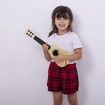 Educational 6 String Toy Guitar for Kids 17-Inch Musical Instrument for Toddler Development Cute Rhyme Guitar for Babies