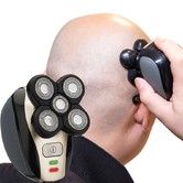 Rechargeable Shaver Head Razor Cordless Electric Hair Grooming Waterproof Rotary Blades Clippers Nose Trimmer Brush Massager Men Wet Dry Portable