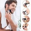 Rechargeable Shaver Head Razor Cordless Electric Hair Grooming Waterproof Rotary Blades Clippers Nose Trimmer Brush Massager Men Wet Dry Portable