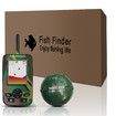 Fishing Fish Finders Alarm Portable Echo Sounder Wireless Fish Finder LCD Sonar Sensor Depth Locator Alarm with Sonar Sensor for Lake Sea Angling