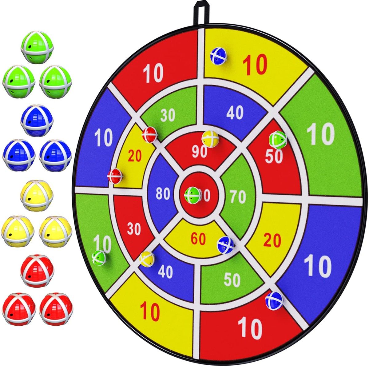 29Inch Large Dart Board for Kids,Kids Dart Board with Sticky Balls,Boys Toys,Indoor/Sport Outdoor Fun Party Play Game Toys,Birthday Gifts for Age3+