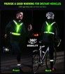 LED Reflective Vest Running Gear Set,USB Rechargeable Light Up Running Vest for Runners Night Walking with Waterproof Bag,High Visibility Armband (Green)