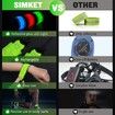 LED Armband Rechargeable for Running Walking at Night,Running Lights for Runners,Running Lights,High Visibility Reflective Running Gear Adjustable Light Up Bands (Green,2 Pack)