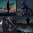 LED Armband Rechargeable for Running Walking at Night,Running Lights for Runners,Running Lights,High Visibility Reflective Running Gear Adjustable Light Up Bands (Green,2 Pack)