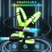 Running Vest Reflective LED Rechargeable Night Safety Gear High Visibility Adjustable Lights Armband Walkers Runners Men Women