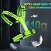 Running Vest Reflective LED Rechargeable Night Safety Gear High Visibility Adjustable Lights Armband Walkers Runners Men Women