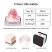 Desk Calendar With Lights 2024 DIY Calendar 3D Memo Pad Paper Art Sakura Tree Calendar for Teacher,Monthly Calendar Gift Desktop Decoration (Pink)
