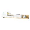 Extendable TV Cabinet Stand Unit Console Table Entertainment Unit Centre Bench Television Media Storage Living Room Furniture 200cm to 380cm