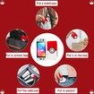 Poke Ball - Game Card Case for Nintendo Switch/Lite/OLED, Game Cartridge Holder with 24 Game Card Slots and 24 Micro SD Card Slots, Magnetic Buckle