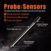 Wireless Meat Thermometer,,262FT Meat Thermometer Bluetooth,Grill Thermometer with 2 Probe,Digital Cooking Thermometer with Smart App