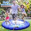 3 in 1 Splash Pad, Sprinkler for Kids and Dogs, 67 Inch Inflatable Summer Water Toys, Outdoor Splash Play Mat, Backyard Water Toys,Gifts and Boys and Girls