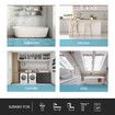 750W Macerator Sewage Pump Automatic Waste Water Flush Marine Toilet Bathroom Laundry Kitchen Sink Sewerage Disposal Ejector Wastewater Treatment
