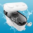 750W Macerator Sewage Pump Automatic Waste Water Flush Marine Toilet Bathroom Laundry Kitchen Sink Sewerage Disposal Ejector Wastewater Treatment