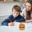 Hamburger Night Light Rechargeable LED Nursery Night Lights Portable Cute Night Stand Lamp With Pencil Sharpener Kawaii Desktop