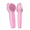 Facial Cleansing Brush Face Scrubber, Silicone Electric Deep Cleaning Exfoliating Brush with Nose Scrub Blackhead Remover for Men Women