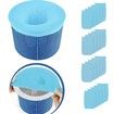 Pool Skimmer Socks,5 Pack Reusable Effective Pool Filter Basket Socks,Filters Baskets and Skimmers to Filter Leaves,The Ideal Sock/Net/Saver to Protect Your Pool