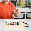 Piano with LED Lights Children's Electronic Switch Busy Board, Hearing Exercise, Music Enlightenment Montessori Educational Toy