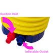 Foot Pump, Sports Inflatable Pump for Inflatables, Yoga, Bed, Mattress