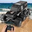 Remote Control Car, 8WD Offroad Waterproof RC Trucks, 1:12 RC Cars for Kids Ages 8-12, 2.4GHz All Terrain RC Drift Cars for Adults (Black)