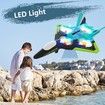Remote Control RC Plane 2.4Ghz Foam Airplanes Helicopter Quadcopter,Spinning Drone,Gravity Sensing,Stunt Roll,Cool Light