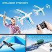 RC Plane,G2 Remote Control Jet Airplane,Ready to Fly Airplane with One Key Aerobatic,LED Light,4-Axis Fighter Jet,2.4Ghz Plane,2 Battery