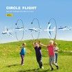 RC Plane,G2 Remote Control Jet Airplane,Ready to Fly Airplane with One Key Aerobatic,LED Light,4-Axis Fighter Jet,2.4Ghz Plane,2 Battery