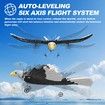RC Plane, Remote Control Eagle Plane,RTF Airplane,2.4GHZ 2CH Flying Bird with 2 Batteries & Propeller 6-axis Gyro Stabilizer,Easy to Fly