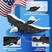 RC Plane, Remote Control Eagle Plane,RTF Airplane,2.4GHZ 2CH Flying Bird with 2 Batteries & Propeller 6-axis Gyro Stabilizer,Easy to Fly