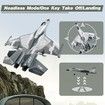 4 Channel RC Plane with 2.4GHz Remote Control Easy to Fly Fighter Aircraft for Kids Includes 2 Batteries and 6-axis Gyro