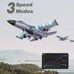4 Channel RC Plane with 2.4GHz Remote Control Easy to Fly Fighter Aircraft for Kids Includes 2 Batteries and 6-axis Gyro