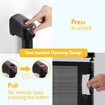 Retractable Pet Safety Gate Dog Cat Fence Enclosure Safe Guard for Stairs Puppy Security Barrier Mesh Indoor Outdoor Fencing 254cm Black