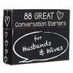 88 Great Conversation Starters for Husbands and Wives,Romantic Card Game,Communication & Marriage Help,Fun Anniversary or Wedding Gifts for The Couple