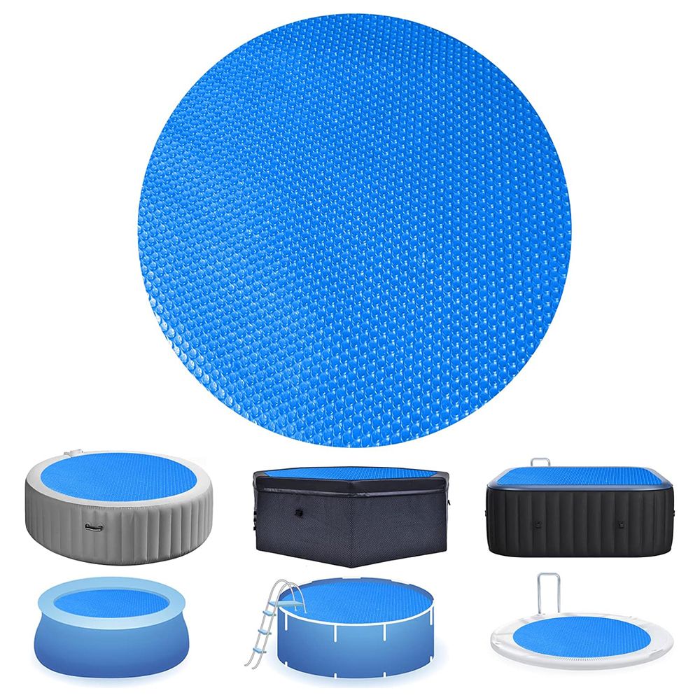 Solar Pool Cover Thermal Round 182cm Diameter Swimming Bubble Insulation Hot Tub Spa Protector Above Ground Energy Saving