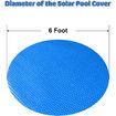 Solar Pool Cover Thermal Round 182cm Diameter Swimming Bubble Insulation Hot Tub Spa Protector Above Ground Energy Saving