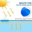 Solar Pool Cover Thermal Round 182cm Diameter Swimming Bubble Insulation Hot Tub Spa Protector Above Ground Energy Saving