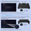 Controller Keyboard Replacement PS5 Bluetooth Wireless Green Backlight Mini Keypad Chatpad PlayStation5 Built In Speaker 3.5mm Audio Jack Black