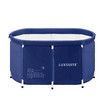 Portable Bathtub Foldable Soaking Ice Bath Spa Tub Thickening Freestanding for Adults Home Bathroom 300L Blue