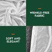 White Backdrop Curtain Silk Background Drape Wedding Party Birthday Graduation Decoration Stage Photography with Rod Pocket 2x2m