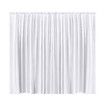 White Backdrop Curtain Silk Background Drape Wedding Party Birthday Graduation Decoration Stage Photography with Rod Pocket 2x2m