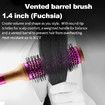 35mm 1.4inch Round Brush Comb For Dyson Hair Styling and Salon Blowout for Blow Drying, Curling, Straightening