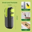 Bag Sealer Mini, Rechargeable 2 in 1 Heat Sealer with Cutter For Chip Bags, Plastic bag sealer, Green